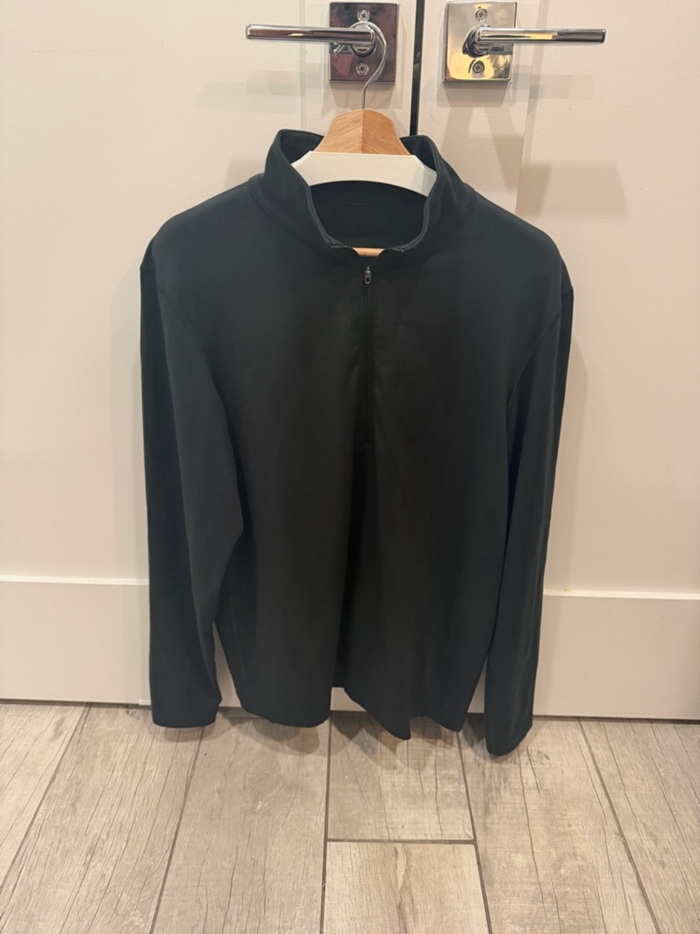 Lululemon Soft Jersey Half Zip RAINFOREST GREEN